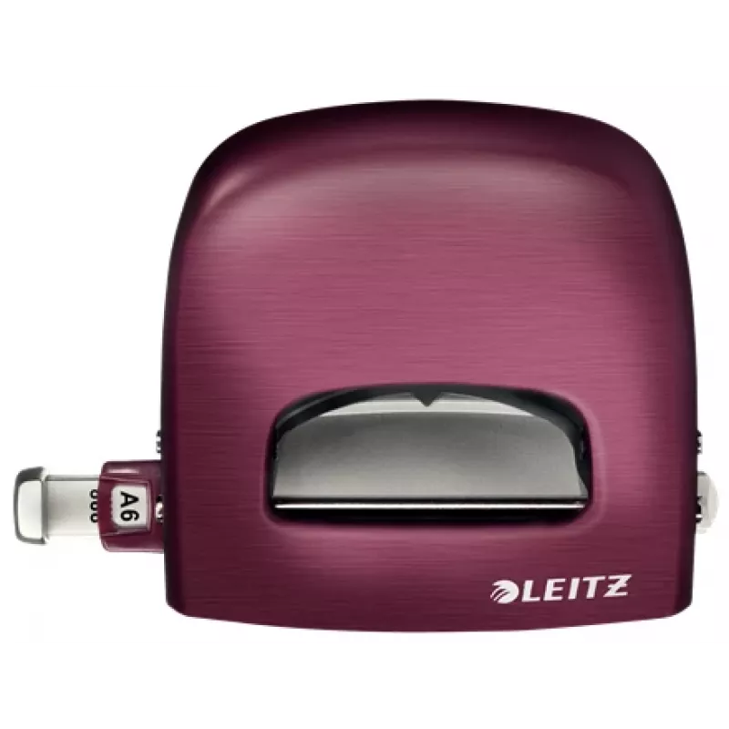 Leitz NeXXt 5006 dziurkacz na 30 kartek Czerwony, Srebrny