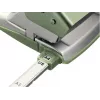 Leitz NeXXt Hole Punch Style, dziurkacz 2-otworowy na 30 arkuszy, metalowy, zielony, srebrny, 8 cm, A6
