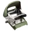 Leitz NeXXt Hole Punch Style, dziurkacz 2-otworowy na 30 arkuszy, metalowy, zielony, srebrny, 8 cm, A6