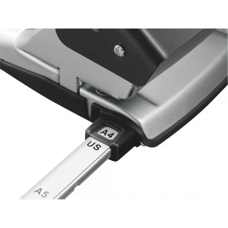 Leitz dziurkacz Style NeXXt, 2-otworowy 30 arkuszy Metalowy, 30 arkuszy, Czarny, 8 cm, A4, 380 g, 107 x 100 x 137 mm