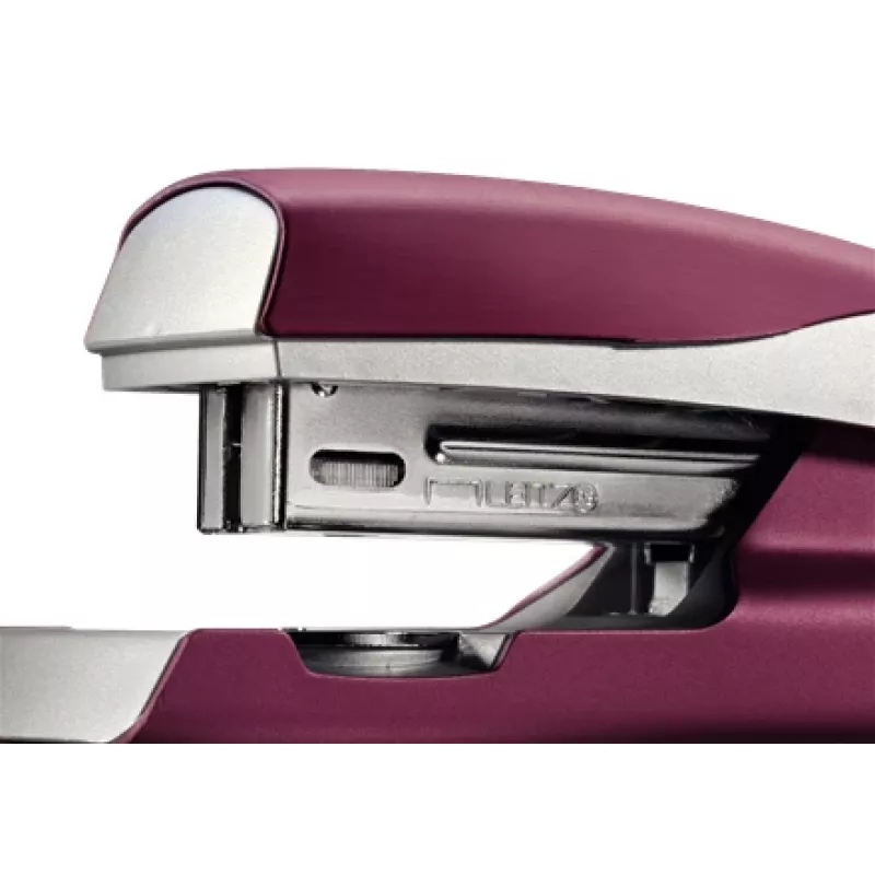 Leitz NeXXt Staple Style, 30 arkuszy Metal, 30 arkuszy, Czerwony, Srebrny, 24/6, Metal, Tworzywo sztuczne, 80 g/m², Top