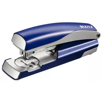 Leitz NeXXt Stapler Style, zszywacz metalowy na 30 kartek, 30 kartek, niebieski, srebrny, 26/6, metal, plastik, 80 g/m², ładowanie od góry