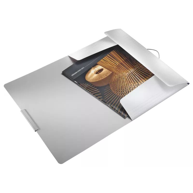 Leitz 3-Flap Folder Style PP A4, A4, Polipropylen (PP), Biały, 150 arkuszy, 80 g/m², Gumka elastyczna