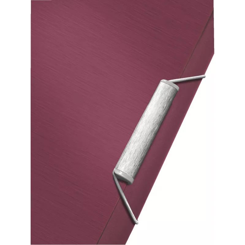 Leitz 3-Flap Folder Style PP A4, A4, Polipropylen (PP), Czerwony, 150 arkuszy, 80 g/m², Gumka