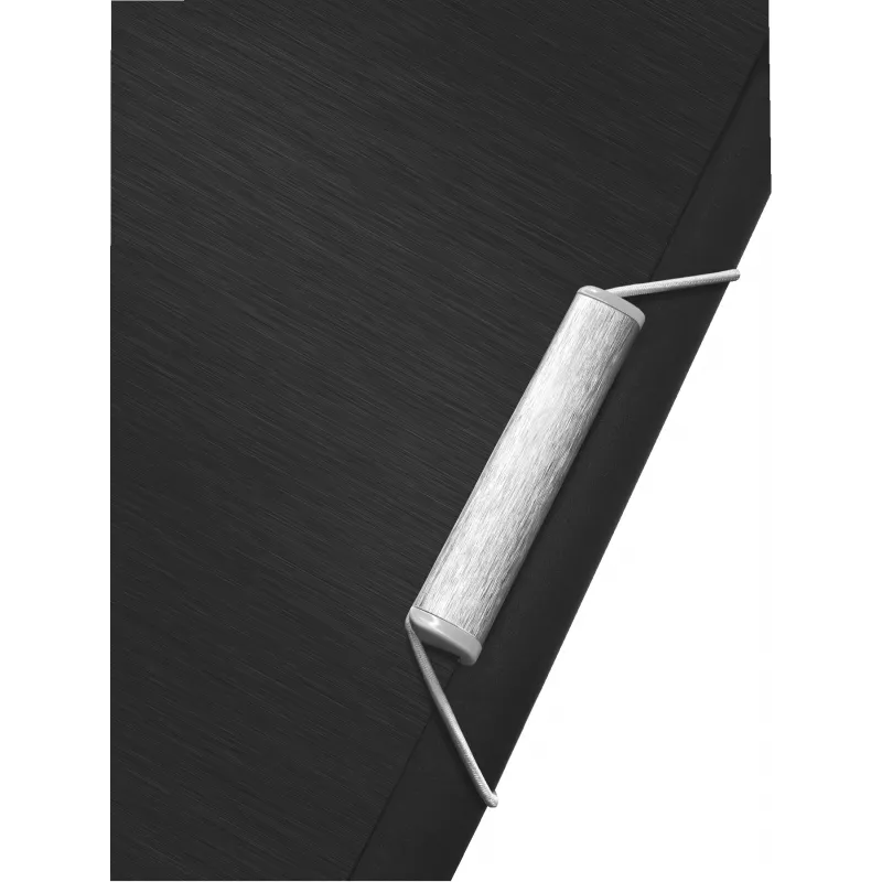 Teczka 3-klapkowa Leitz Style PP A4, A4, Polipropylen (PP), Czarna, 150 arkuszy, 80 g/m², Gumka elastyczna