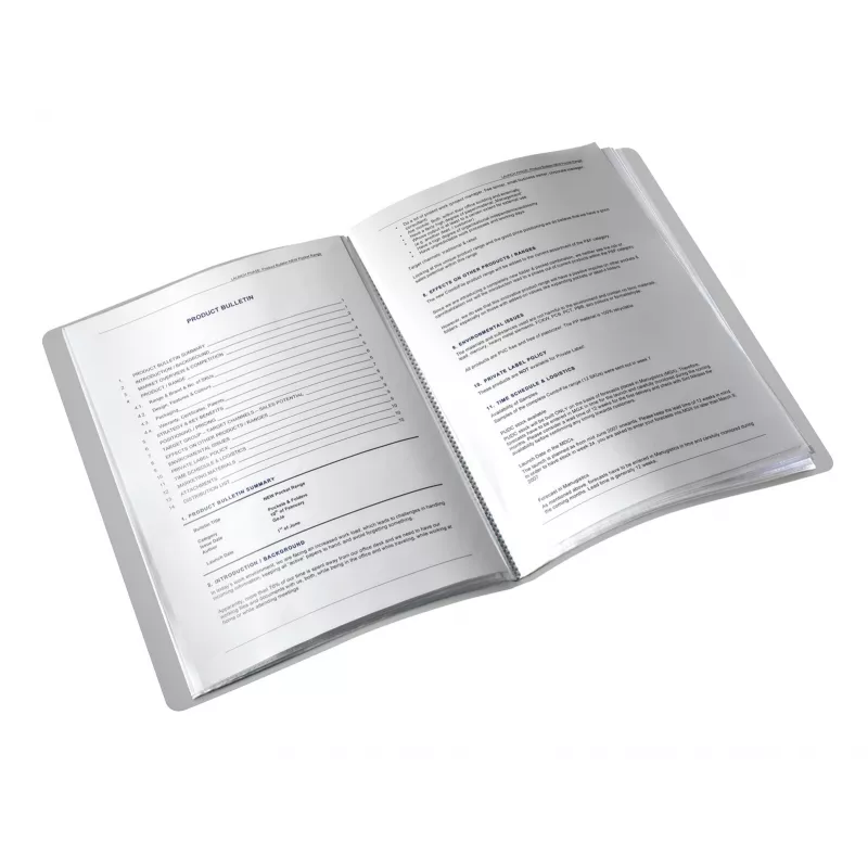Leitz książka prezentacyjna Style PP 20 stron, Czerwony, Polichlorek winylu (PVC), 20 kieszeni, A4, 231 mm, 13 mm