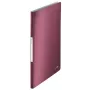 Leitz książka prezentacyjna Style PP 40 stron, Czerwony, Polichlorek winylu (PVC), 40 kieszeni, A4, 233 mm, 16 mm