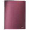 Leitz książka prezentacyjna Style PP 40 stron, Czerwony, Polichlorek winylu (PVC), 40 kieszeni, A4, 233 mm, 16 mm