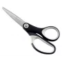 Nożyczki Leitz Titanium Quality 150 mm, dla dorosłych, proste cięcie, pojedyncze, czarne, metaliczne, stal nierdzewna, tytan