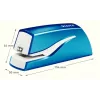 Leitz NeXXt Stapler Battery-powered WOW 5566, 10 sheets, 1 cm, Tworzywo sztuczne, niebieski, biały, Battery, 50 mm