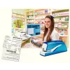 Leitz NeXXt Stapler Battery-powered WOW 5566, 10 sheets, 1 cm, Tworzywo sztuczne, niebieski, biały, Battery, 50 mm