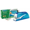 Leitz NeXXt Stapler Battery-powered WOW 5566, 10 sheets, 1 cm, Tworzywo sztuczne, niebieski, biały, Battery, 50 mm