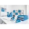 Leitz NeXXt Stapler Battery-powered WOW 5566, 10 sheets, 1 cm, Tworzywo sztuczne, niebieski, biały, Battery, 50 mm