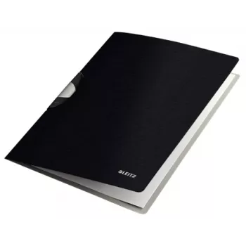 Leitz Clip file Style ColorClip Professional, A4, polipropylen (PP), czarny, 40 arkuszy, 80 g/m², 222 mm