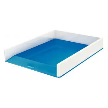 Leitz Letter Tray WOW Dual Colour, Tworzywo sztuczne, niebieski, Metallic, A4, 267 mm, 336 mm, 49 mm
