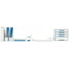 Leitz Letter Tray WOW Dual Colour, Tworzywo sztuczne, niebieski, Metallic, A4, 267 mm, 336 mm, 49 mm