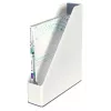 Pojemnik na czasopisma Leitz WOW Dual Colour, biały, plastik, A4, 272 mm, 318 mm, 430 g