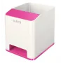 Leitz Sound Pen Holder WOW, różowy, biały, polistyren, 90 mm, 101 mm, 100 mm, 140 g