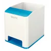 Leitz Sound Pen Holder WOW, niebieski, biały, polistyren, 90 mm, 101 mm, 100 mm, 140 g