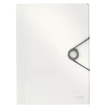 Leitz 3-Flap Folder Solid PP A4, Flap folder, A4, Polipropylen (PP), Biały, 150 arkuszy, 80 g/m²