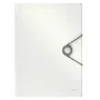 Leitz 3-Flap Folder Solid PP A4, Flap folder, A4, Polipropylen (PP), Biały, 150 arkuszy, 80 g/m²