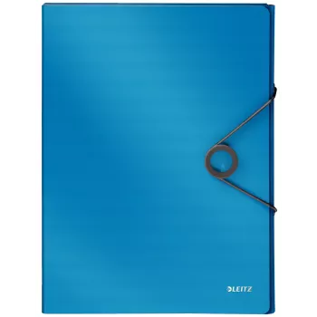 Leitz Box File Solid PP 30 mm, skoroszyt z klapką, A4, Polipropylen (PP), Niebieski, 250 arkuszy, 80 g/m²
