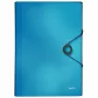 Leitz Project File Solid PP, A4, polipropylen (PP), niebieski, 250 arkuszy, 80 g/m², gumka