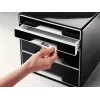 Leitz Desk Cube 4 szuflady, 4 szuflady, Plastik, Czarny, 1 szt., 270 mm, 287 mm