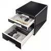 Leitz Desk Cube 4 szuflady, 4 szuflady, Plastik, Czarny, 1 szt., 270 mm, 287 mm