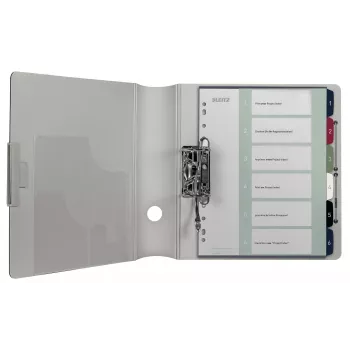 Leitz Index PC Printable 1-6 Style PP A4+, Numeric tab index, Polypropylene (PP), Multicolour, Portrait, A4 Maxi, 245 mm