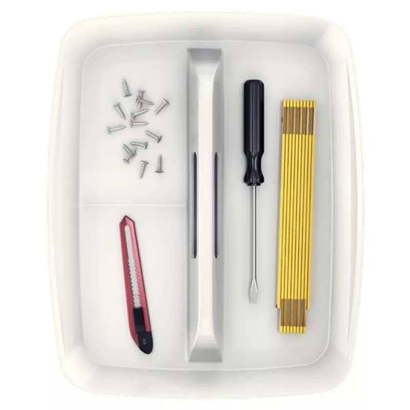 Leitz MyBox Tacka organizera z uchwytem Duży, Przechowywanie, Biały, Tworzywo sztuczne, 307 mm, 375 mm, 101 mm, 740 g