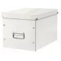 Leitz Box Click & Store WOW Cube Large Storage Box, Pudełko do przechowywania, Biały, Prostokątny, Karton, Monochromatyczny, Do użytku wewnątrz