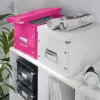 Leitz Box Click & Store WOW Cube Duży pojemnik do przechowywania, fuksja, karton, 320 mm, 360 mm, 310 mm