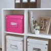 Pudełko do przechowywania Leitz Click & Store WOW Cube średnie, fuksja, karton, 260 mm, 260 mm, 240 mm