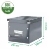 Pudełko do przechowywania Leitz Click & Store WOW Cube średnie, fuksja, karton, 260 mm, 260 mm, 240 mm