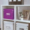 Leitz Storage Box Click & Store WOW Cube Medium, fioletowy, karton, 260 mm, 260 mm, 240 mm