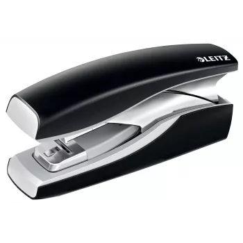 Leitz Stapler Softpress płaski Clinch 30 arkuszy, 30 arkuszy, Czarny, Zszywanie płaskie, zszywki Leitz Softpress, Plastik, 80 g/m²
