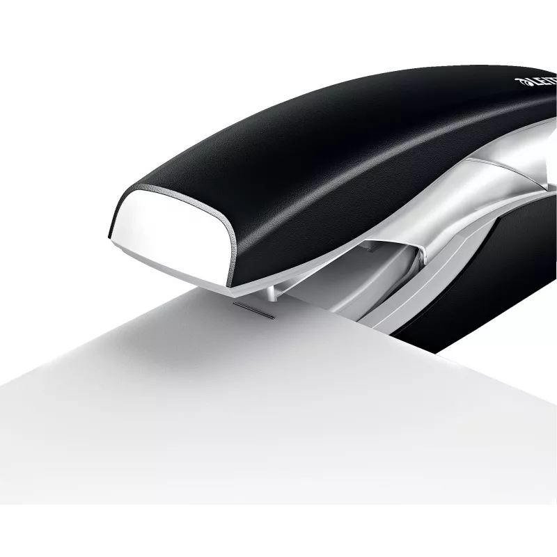 Leitz Stapler Softpress płaski Clinch 30 arkuszy, 30 arkuszy, Czarny, Zszywanie płaskie, zszywki Leitz Softpress, Plastik, 80 g/m²