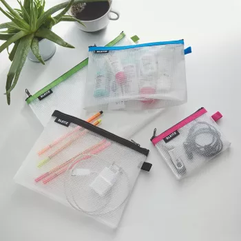 Leitz Travel Pouch kosmetyczna wodoodporna WOW zestaw różnokolorowy