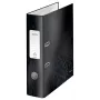 Leitz Szeroki segregator 180° WOW POB/laminowany A4/80mm, A4, Karton, Czarny, 600 arkuszy, 80 g/m², 8 cm