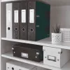 Leitz Szeroki segregator 180° WOW POB/laminowany A4/80mm, A4, Karton, Czarny, 600 arkuszy, 80 g/m², 8 cm