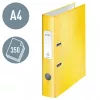 Leitz Segregator dźwigniowy 180° WOW POB/Laminowany A4/50mm, A4, mechanizm D-ring, karton, żółty, 350 arkuszy, 285 mm