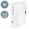 Leitz Segregator dźwigniowy Active PP WOW A4/80 mm, A4, pierścienie D, przechowywanie, polipianka, biały, 500 arkuszy