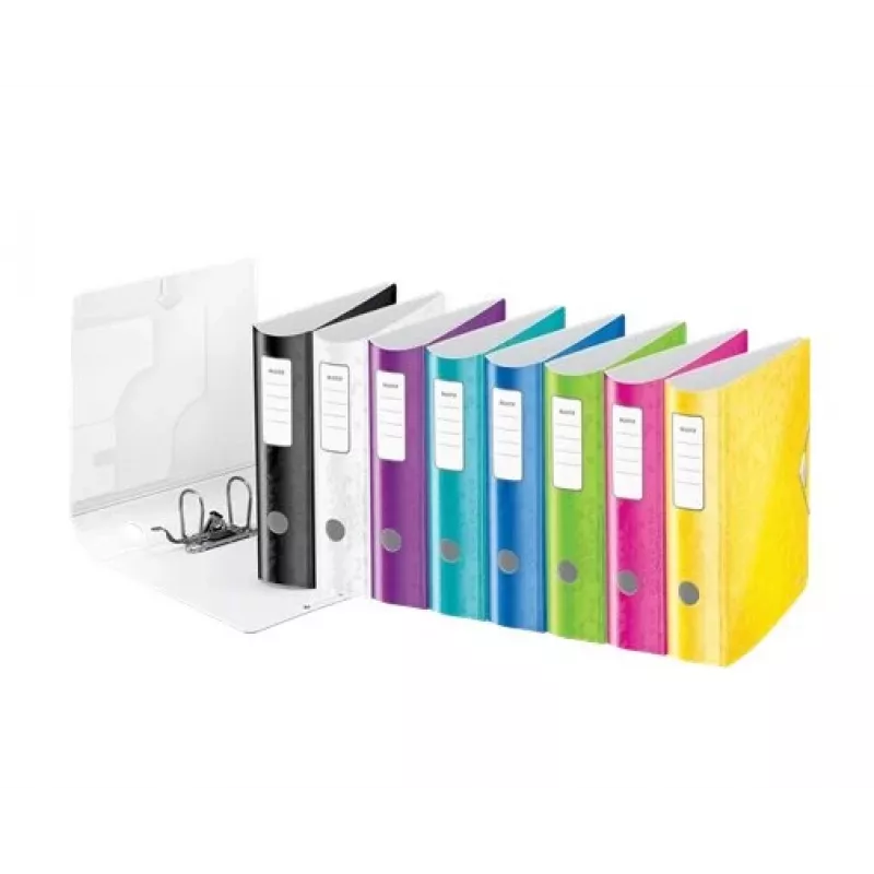 Leitz Segregator Active PP WOW A4/80 mm, A4, polipianka, żółty, 500 arkuszy, 80 g/m², 8,2 cm