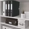 Leitz Segregator dźwigniowy Active PP WOW A4/65mm, A4, Polyfoam, Czarny, 350 arkuszy, 80 g/m², 6,5 cm