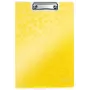 Podkładka Leitz z okładką WOW, A4, Polyfoam, żółta, 75 arkuszy, 1 kieszeń, 230 mm