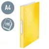 Leitz Ringbinder WOW PP A4 2RR/25mm, A4, okrągłe pierścienie, polipropylen (PP), żółty, 190 arkuszy, 80 g/m²