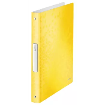 Leitz WOW Ring Binder, A4, Round ring, Storage, Polypropylene (PP), żółty, Glossy