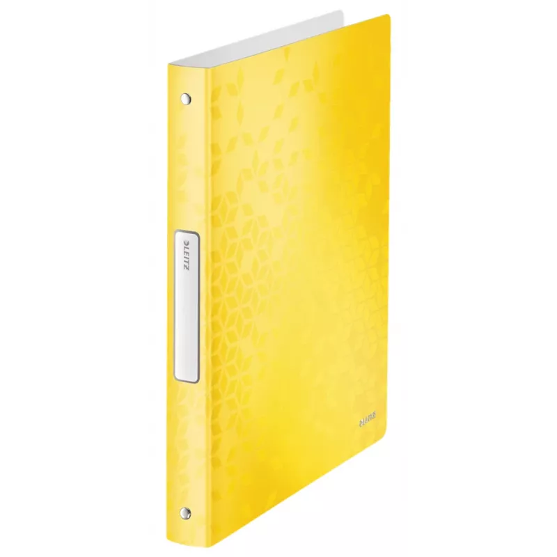 Leitz WOW Ring Binder, A4, Round ring, Storage, Polypropylene (PP), żółty, Glossy