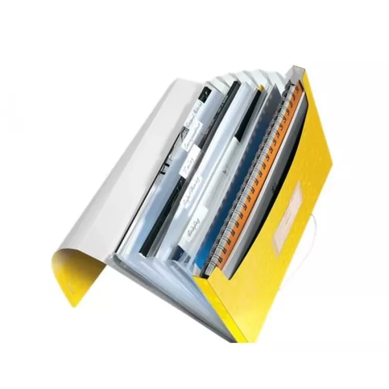Leitz Projektmappe WOW PP, A4, polipropylen (PP), żółty, pionowa, 250 arkuszy, 80 g/m²